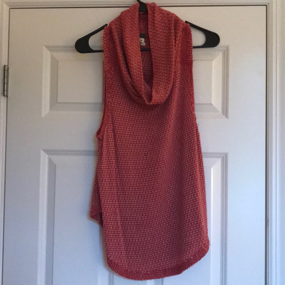 Free People Sleeveless Cowl Neck Shirt
